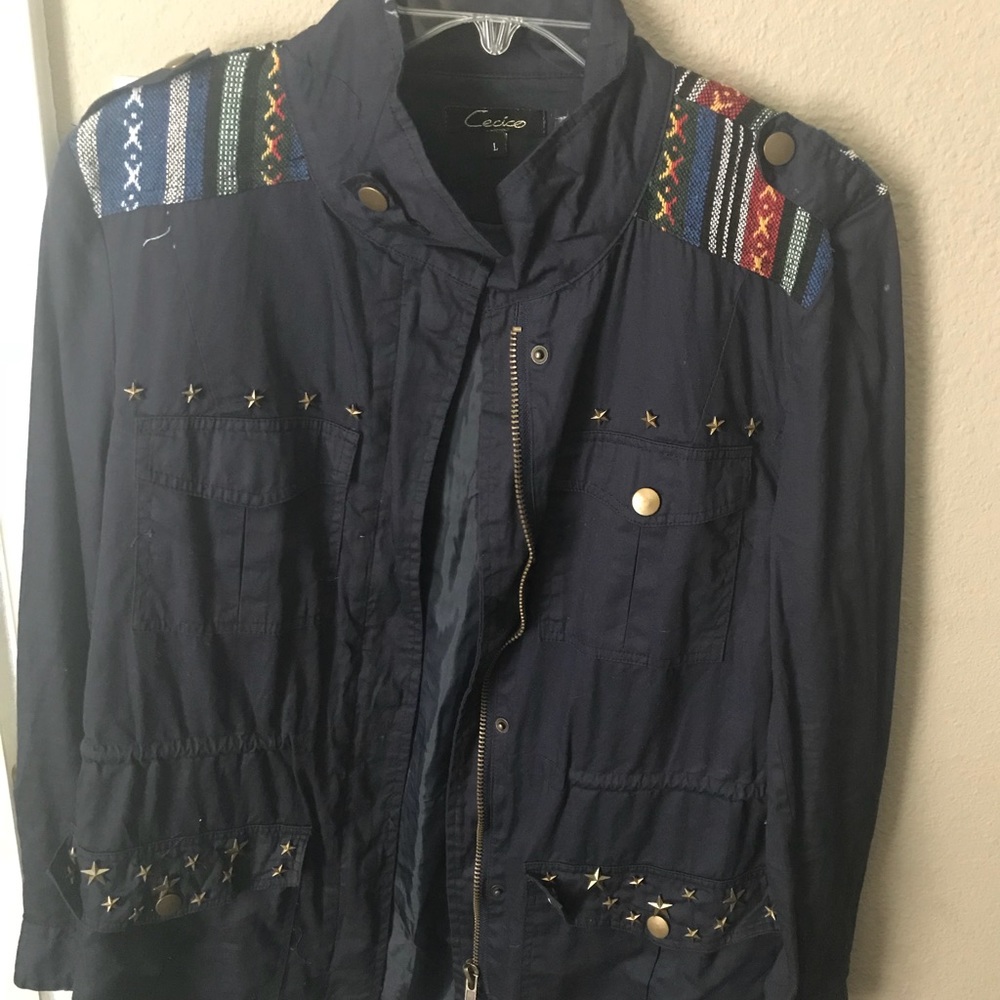 Navy blue light jacket